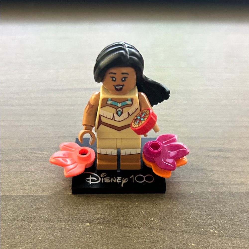 Disney 100 Pocahontas Figure with Pink and Orange Accents